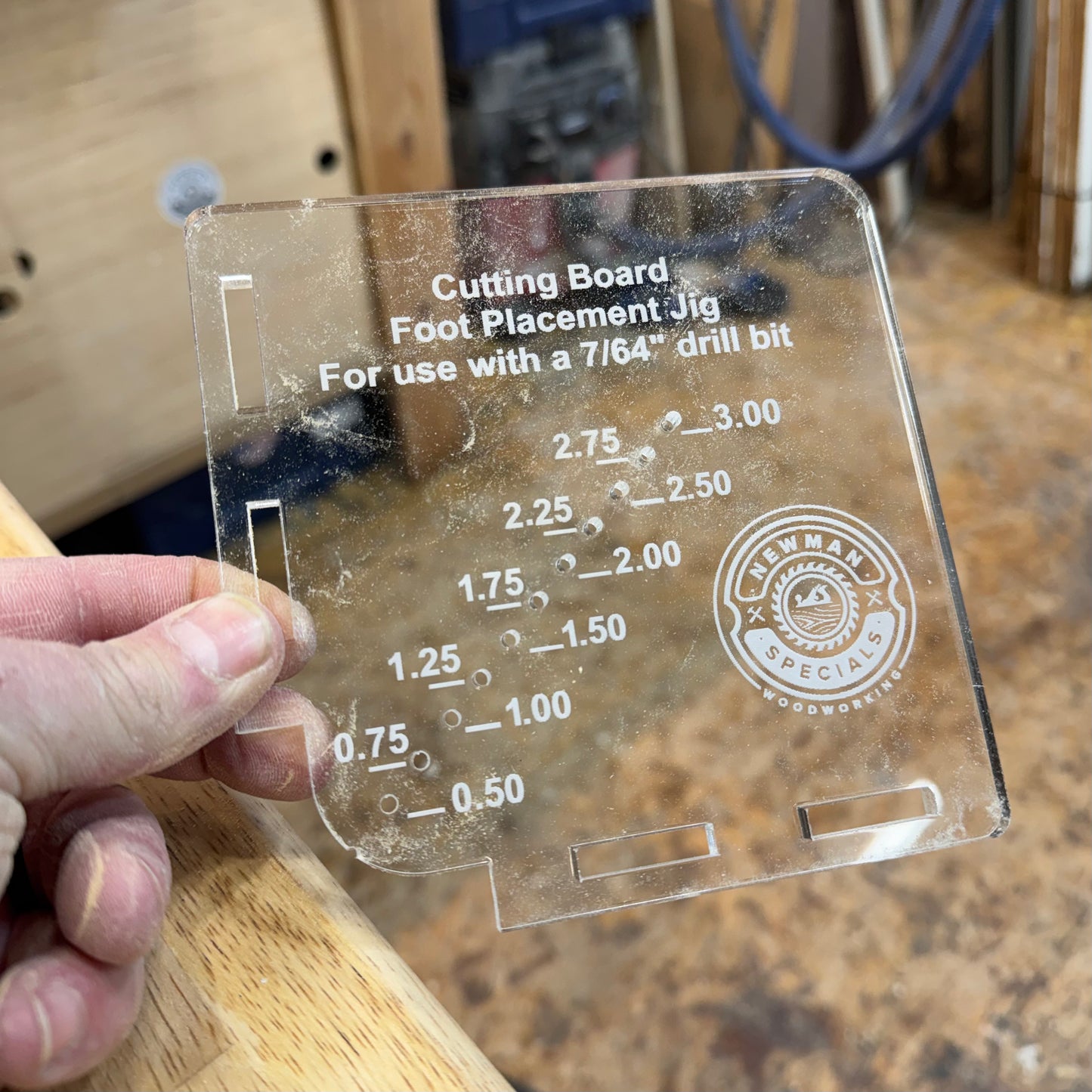 Cutting Board Foot Hole jig