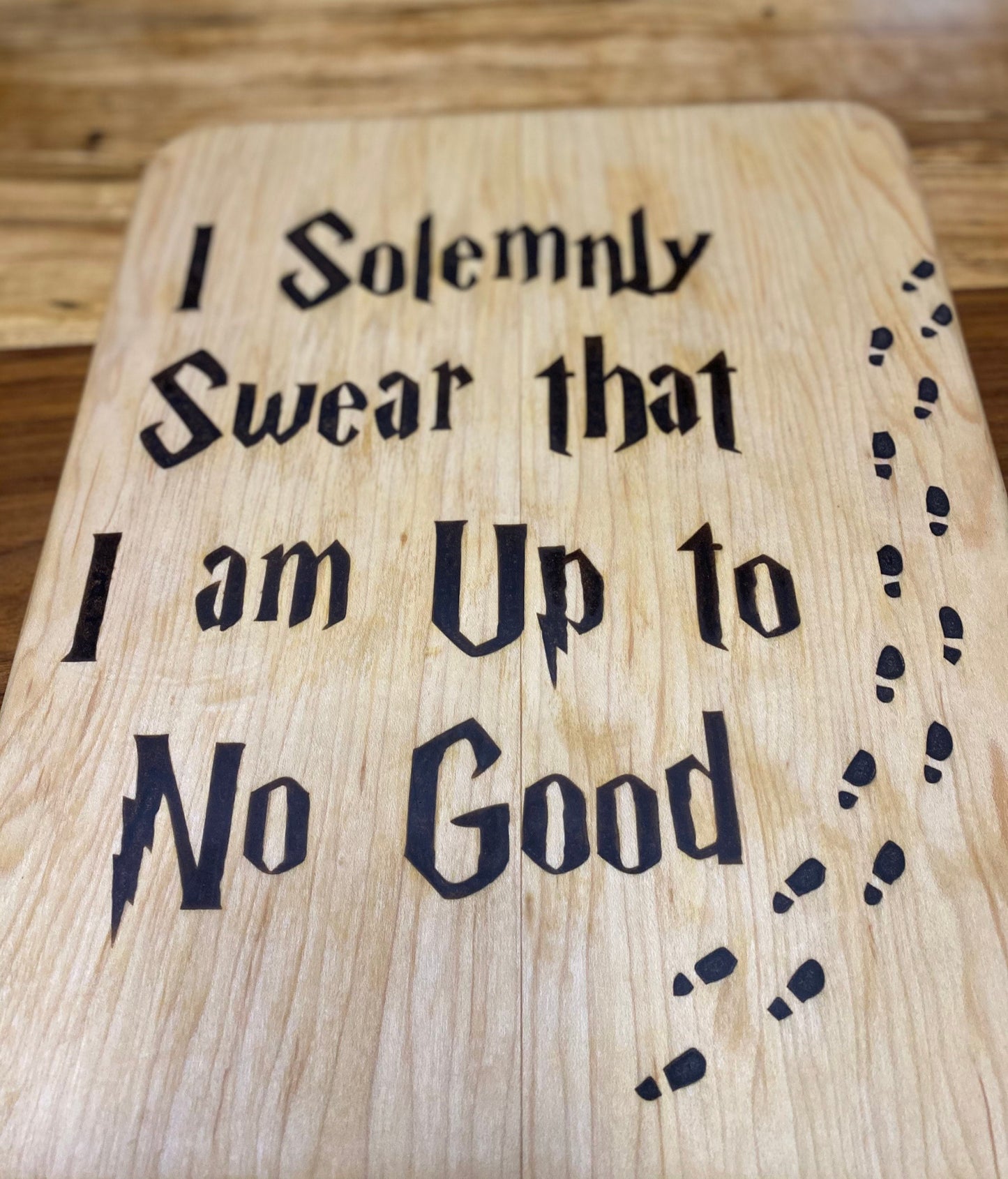 Marauders Map Cutting Boards by Newman Specials Woodwork